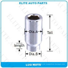 6 Punkt Tuner Acorn Et Lug Mutter für Auto Rad